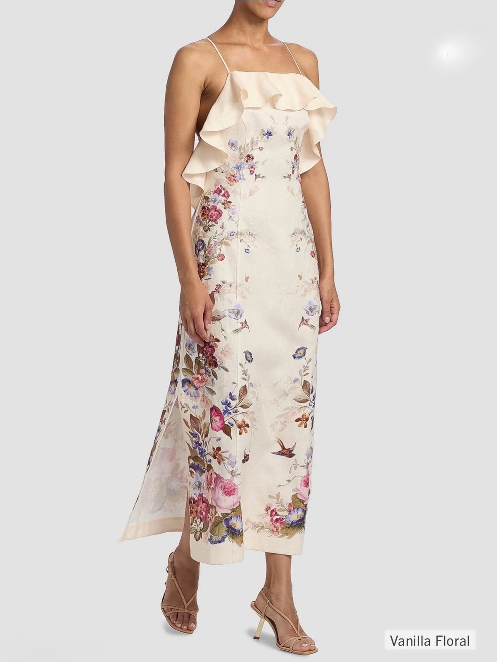 Zimmermann Patience Floral Linen Dress - Picture 3 of 7